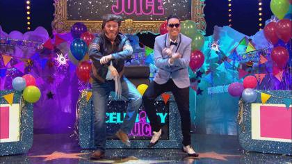 Gok Wan treats Keith Lemon to a birthday kiss on Celebrity Juice