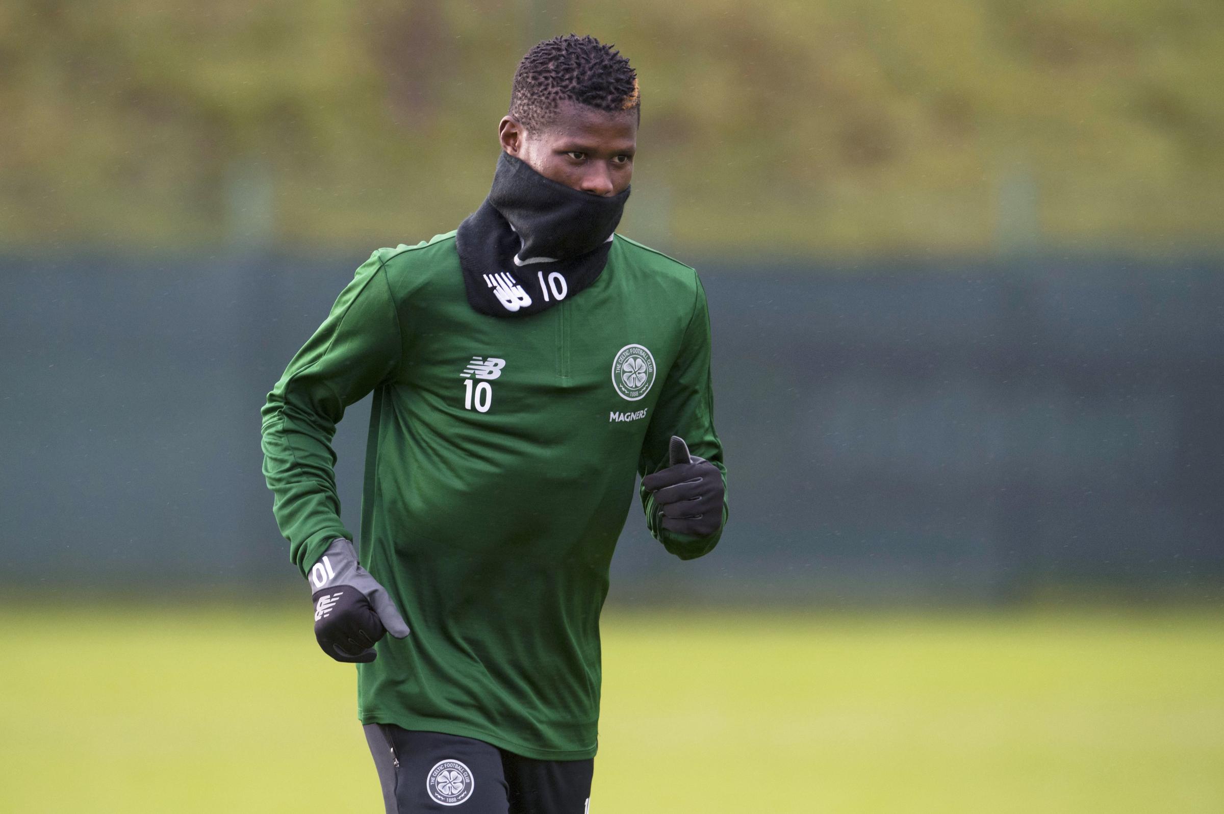 Vakoun Issouf Bayo has anxious wait to see if he can play any part in Celtic’s Champions League qualifier