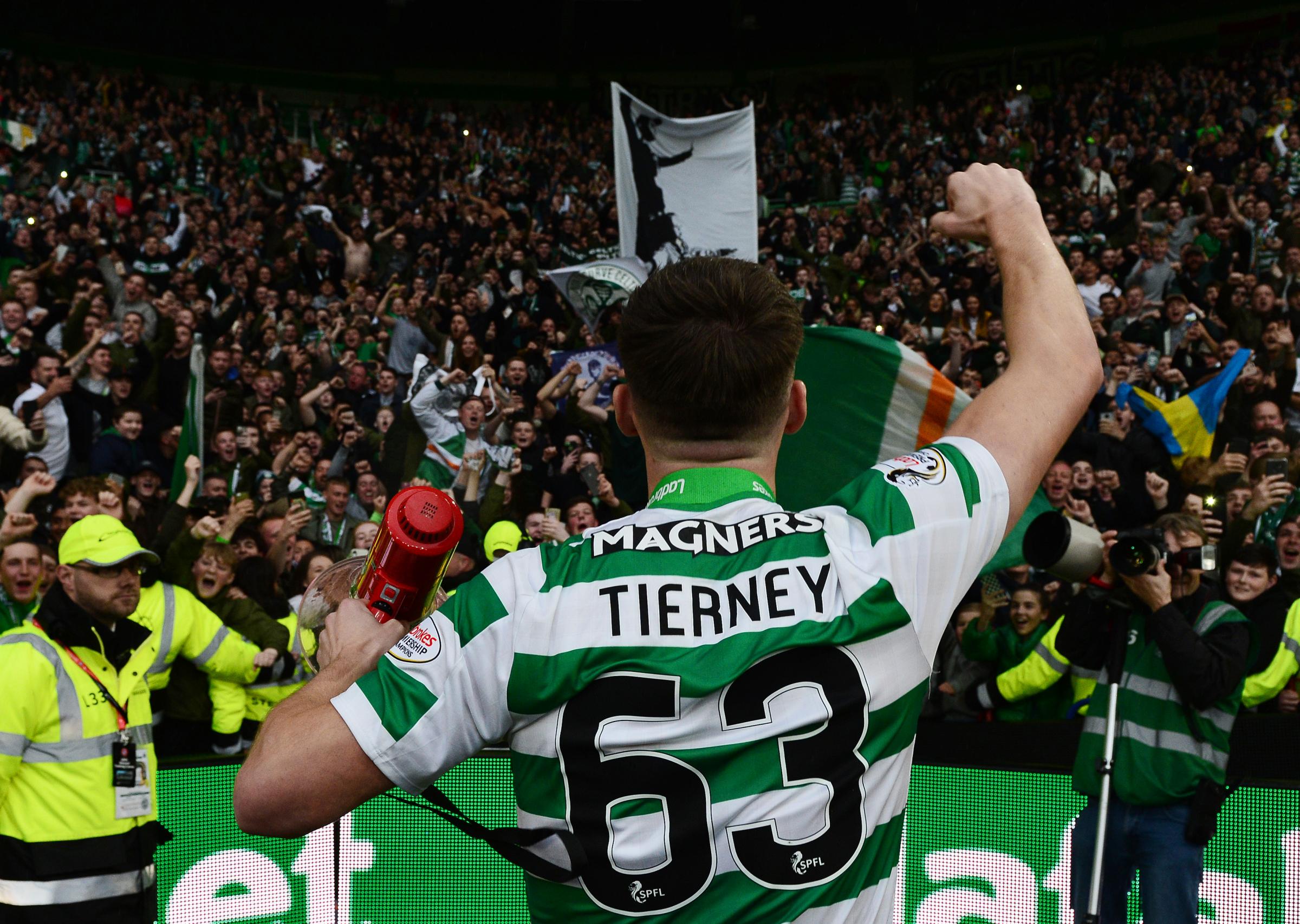 Announce Tierney: Celtic star trends on Twitter as Arsenal fans demand their side sign Hoops defender