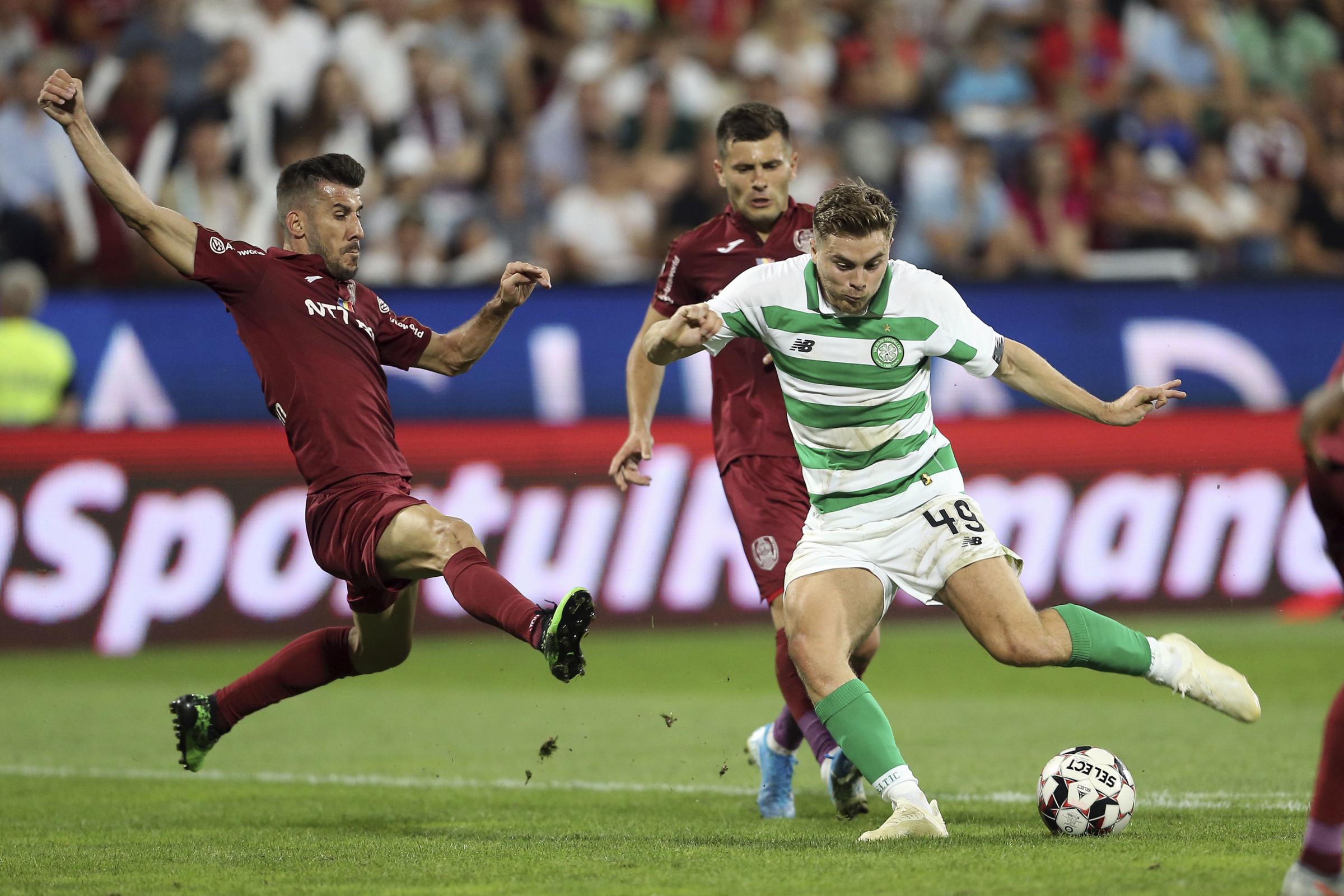 CFR Cluj 1 Celtic 1: James Forrest strike earns Neil Lennon’s men draw in Romania