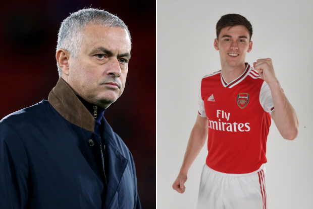 Jose Mourinho hails ‘humble’ Kieran Tierney and likens ex-Celt to throwback defender