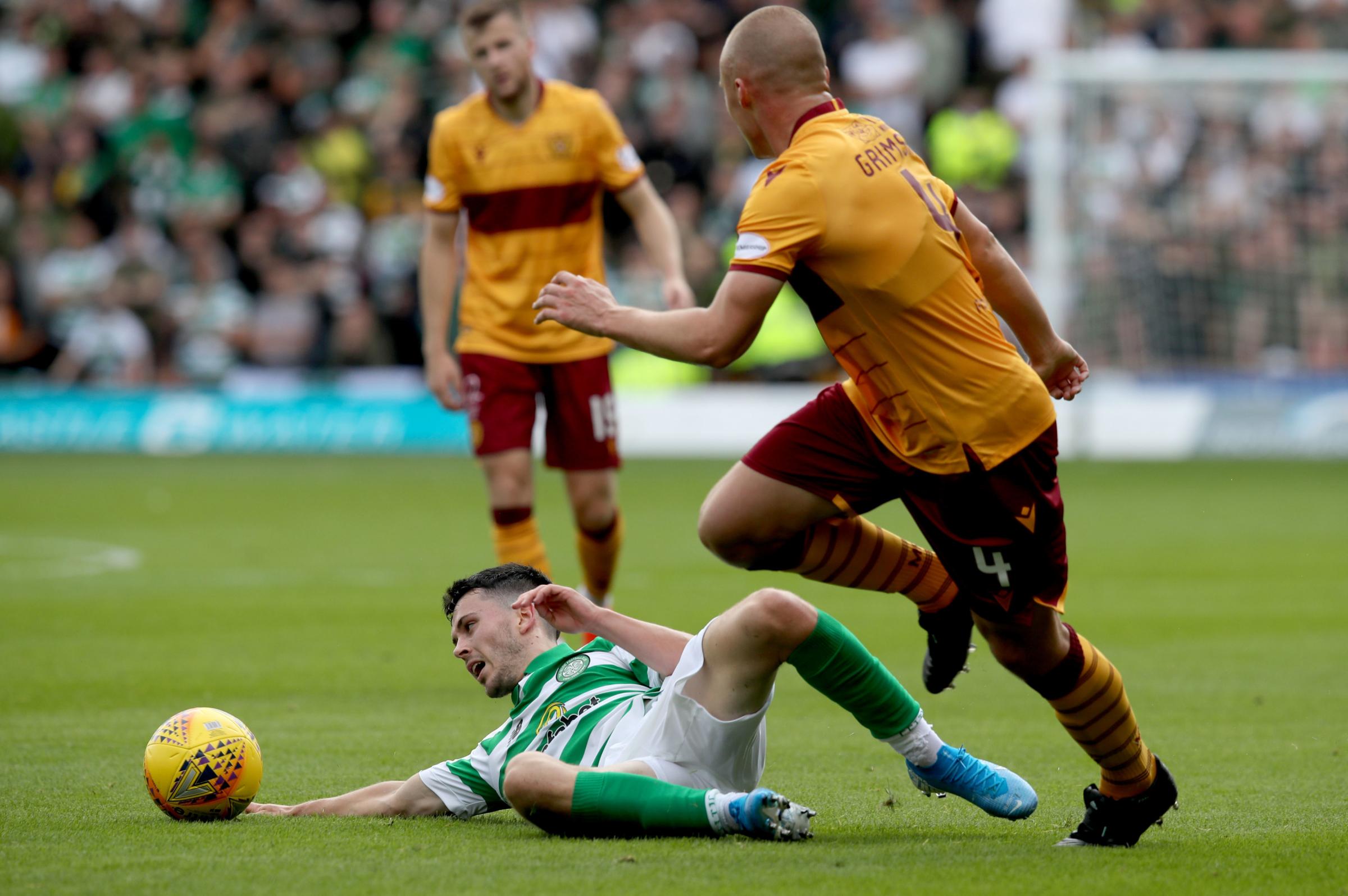 Liam Grimshaw says Motherwell will stay on the offensive after Celtic defeat