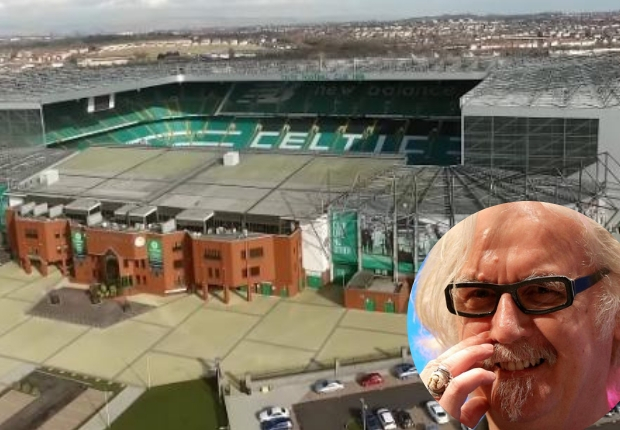 Comedy legend Billy Connolly mingles with fans at Celtic game