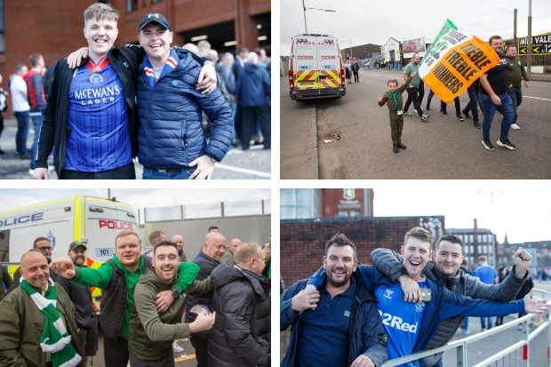 O** F***: Can you spot yourself in our Rangers v Celtic fan pictures?