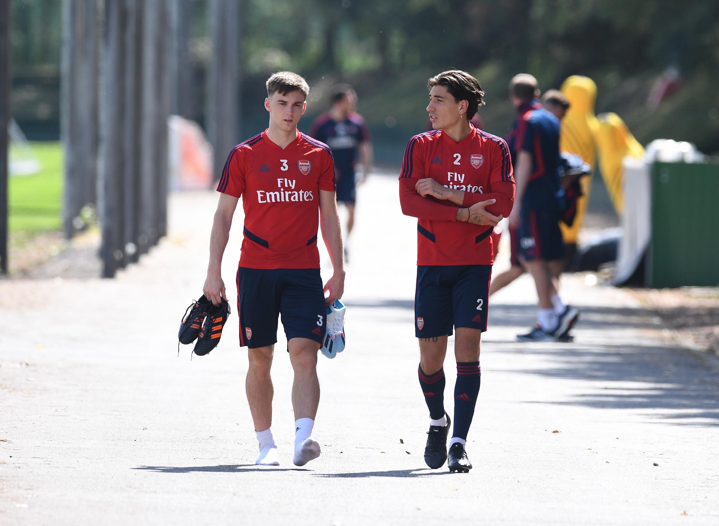 Arsenal fans adore Kieran Tierney and Hector Bellerin bromance as both return from injury