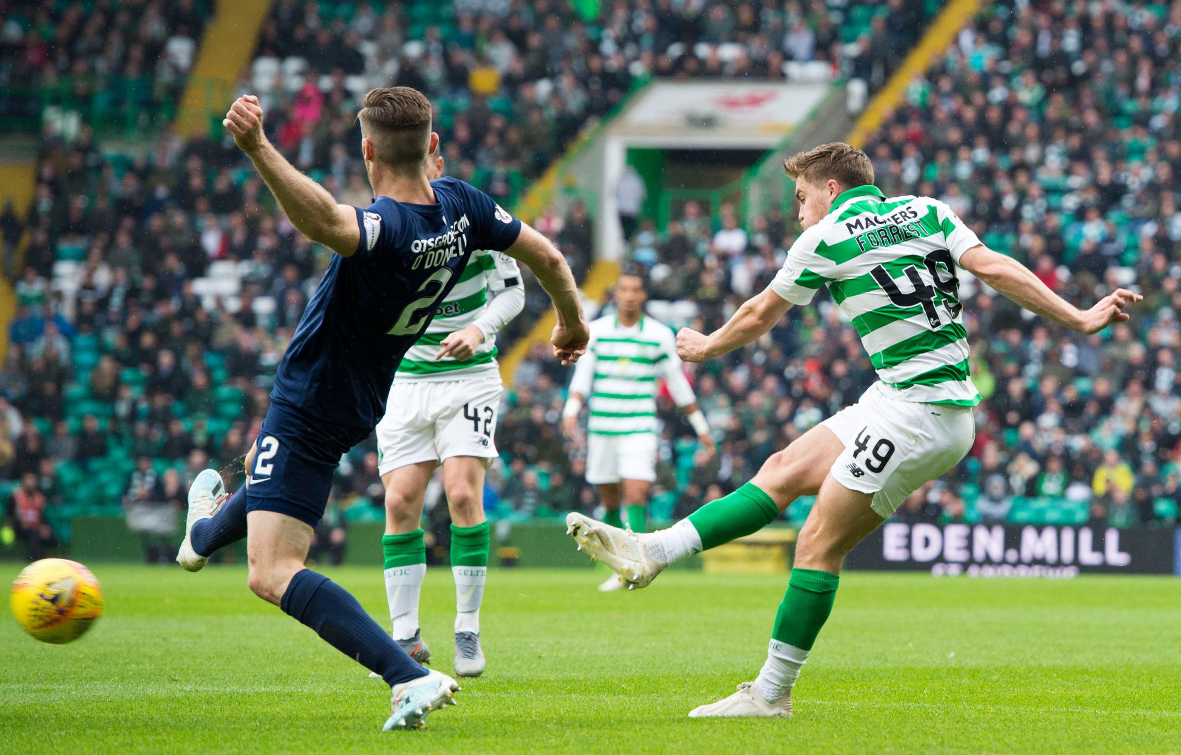 Celtic winger James Forrest left gutted as brother Alan stays family’s head boy