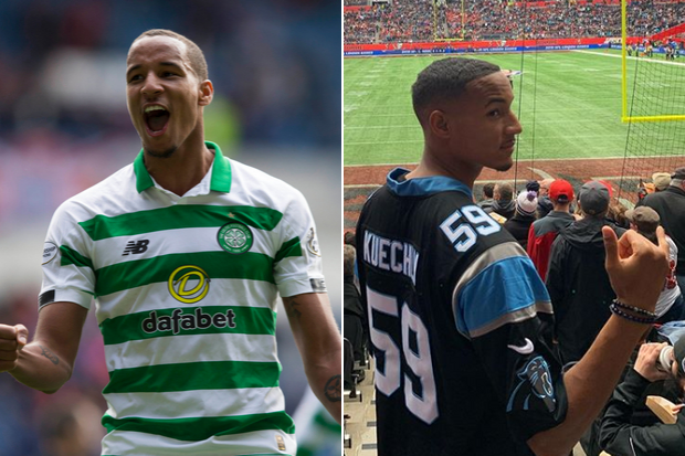 Celtic star Christopher Jullien enjoys NFL London during international break downtime