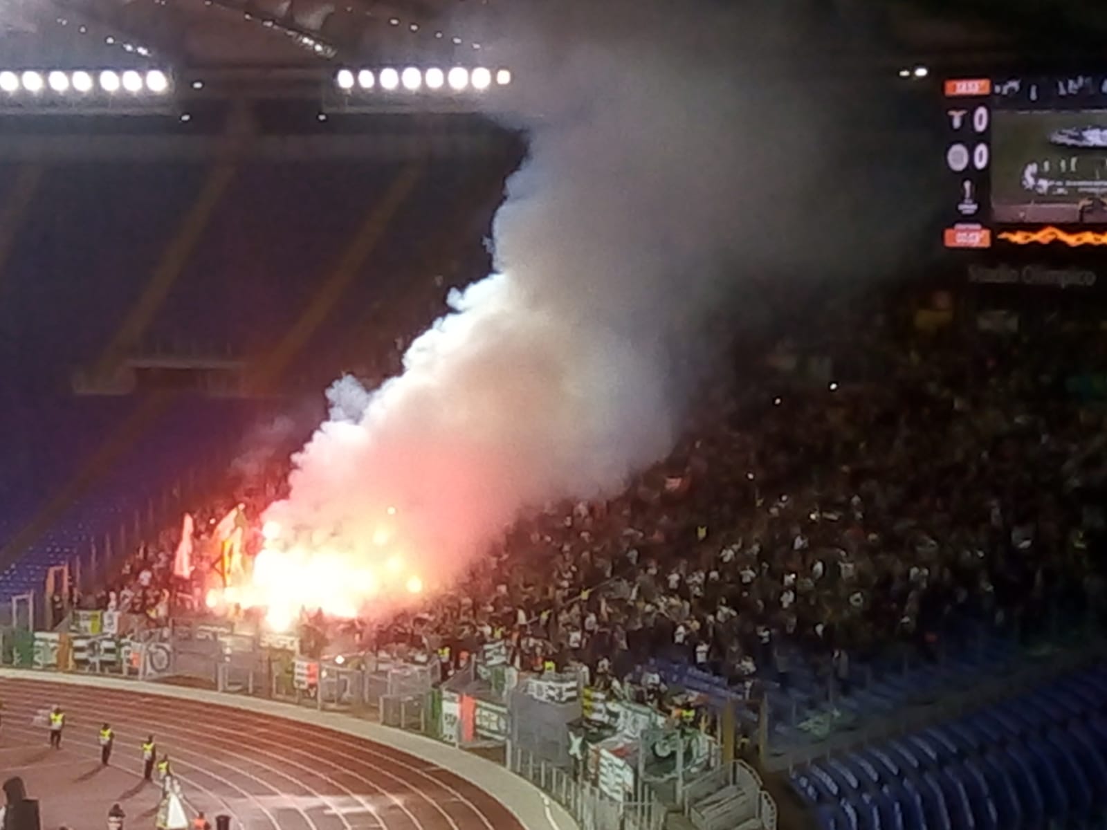 Celtic face fresh UEFA rap for flares set off ahead of Lazio Europa League clash