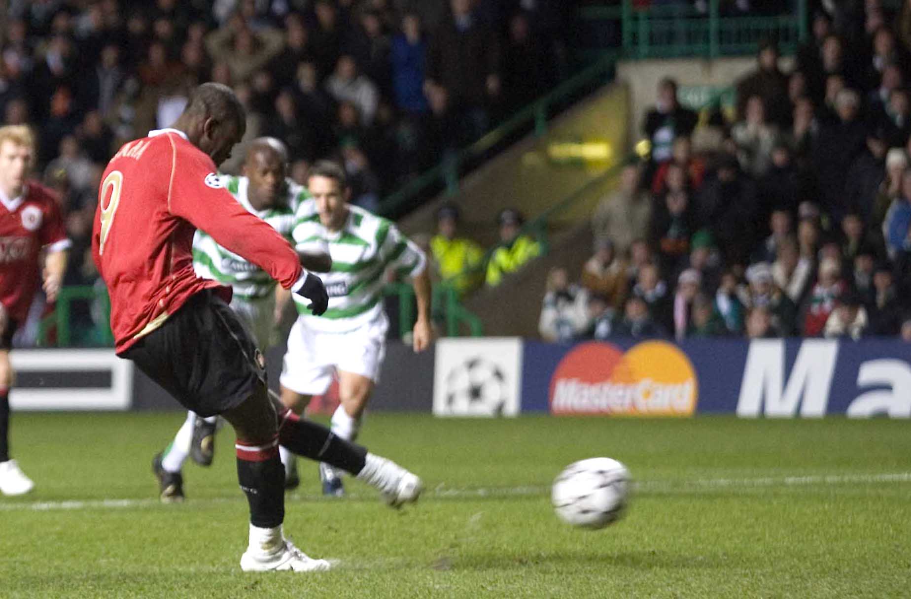 Louis Saha furious with ex-Manchester Utd teammate Gary Neville for predicting he’d miss penalty in Celtic defeat