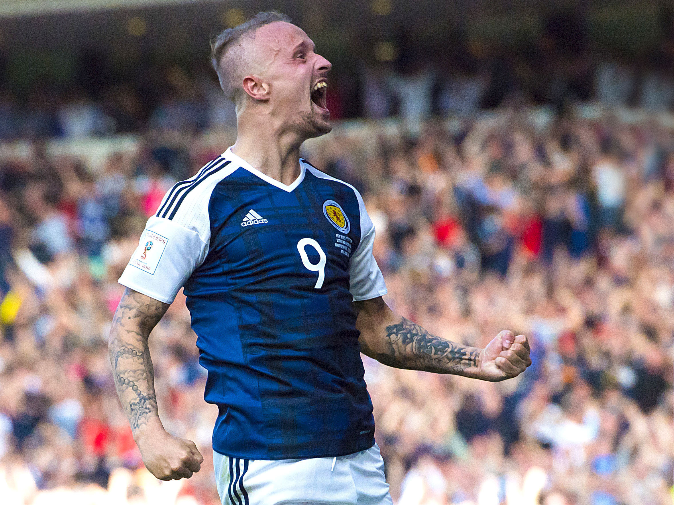 Leigh Griffiths has a huge fan in the king of all Scotland strikers – Denis Law