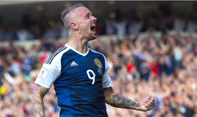 Celtic’s Leigh Griffiths has a huge fan in the king of all Scotland strikers – Denis Law