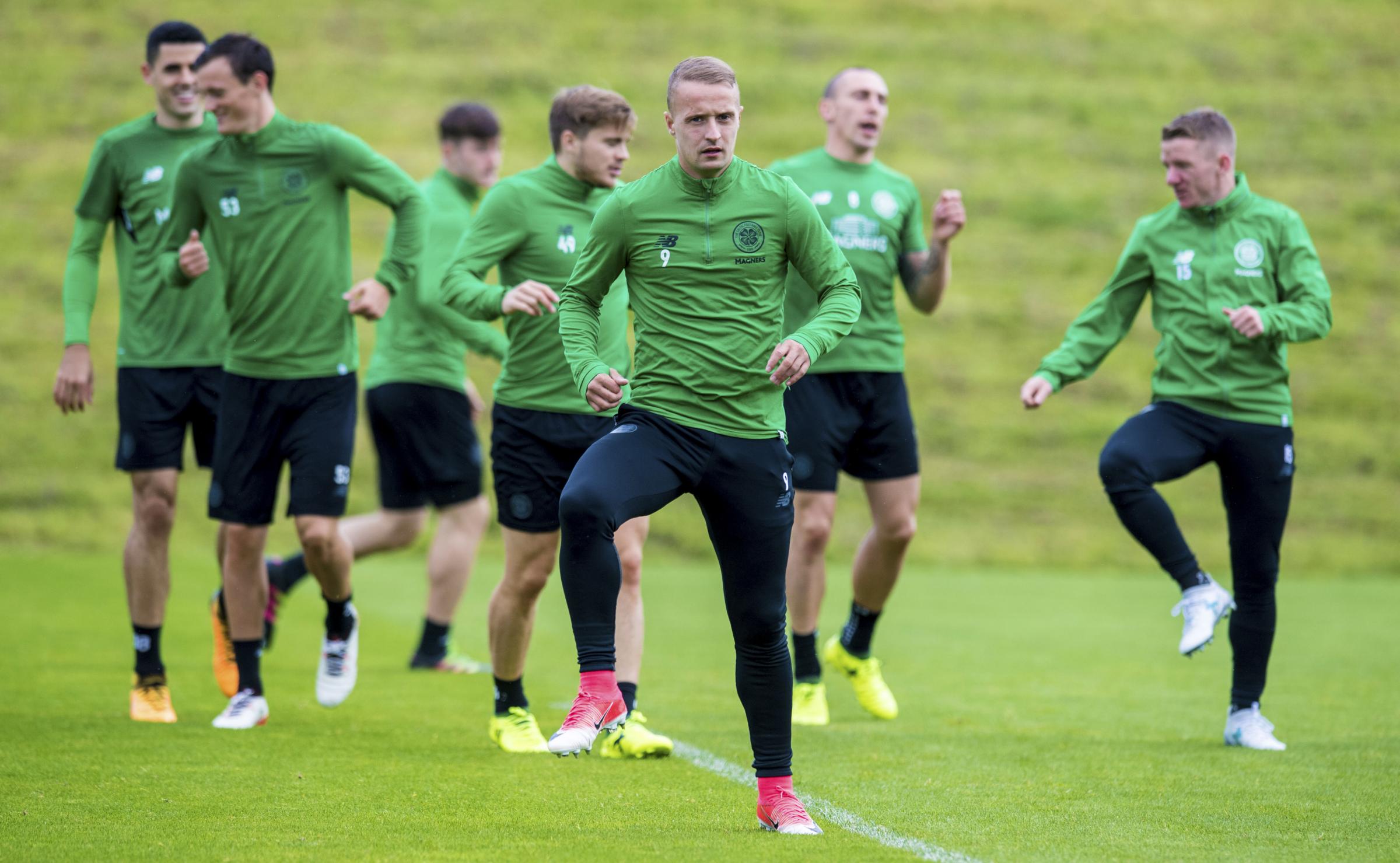 Chris Davies expects Celtic striker Leigh Griffiths to feature against Rosenborg