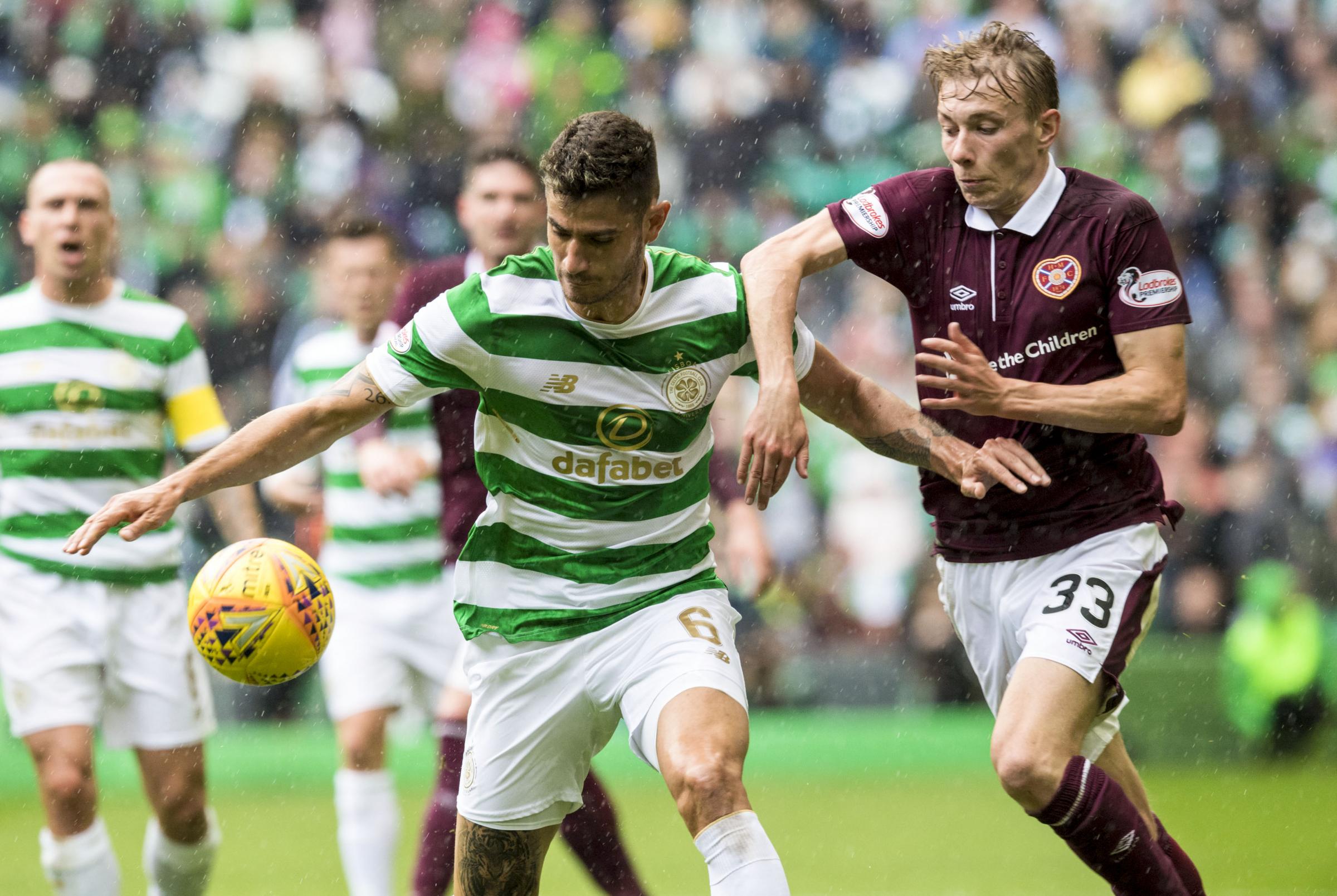 Nir Bitton: Hearts striker Kyle Lafferty “100 per cent” dived against Celtic – he should’ve been red carded