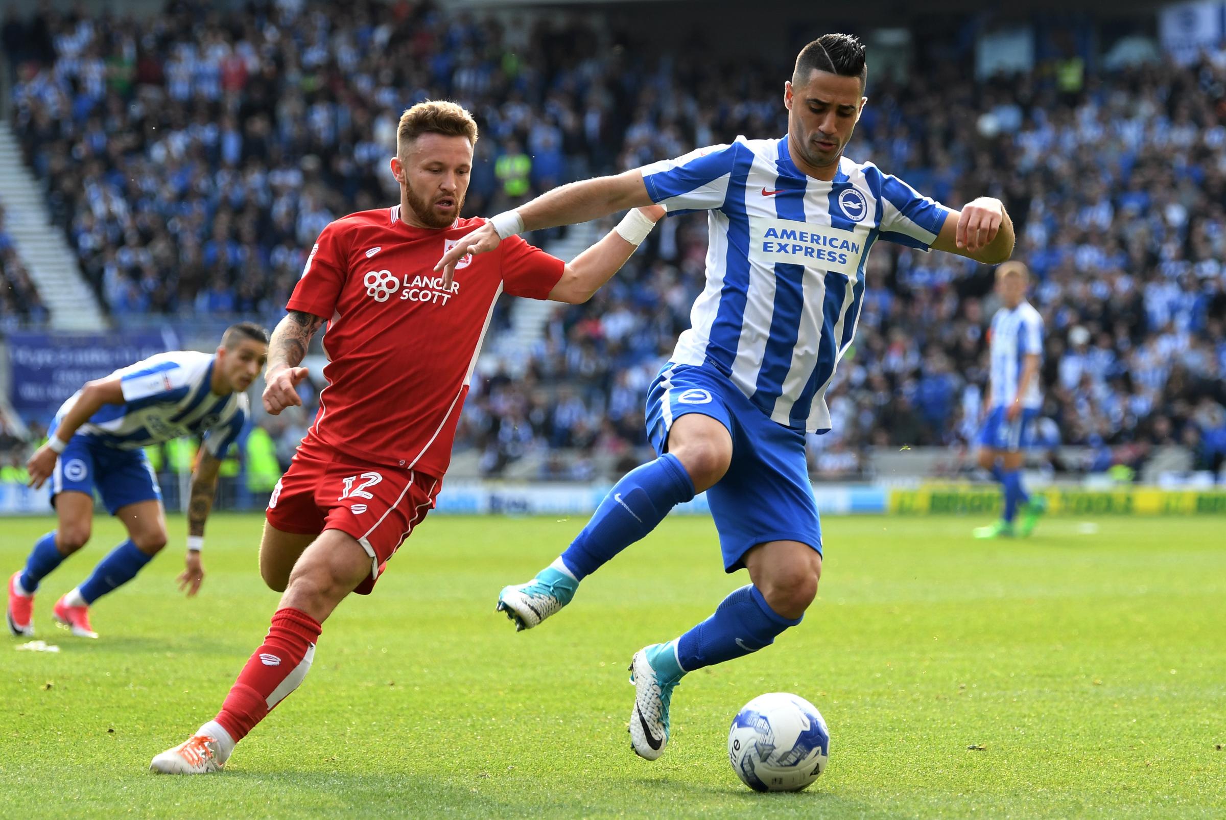 Ex-Celtic midfielder to miss Brighton’s Premier League bow against Man City after breaking leg