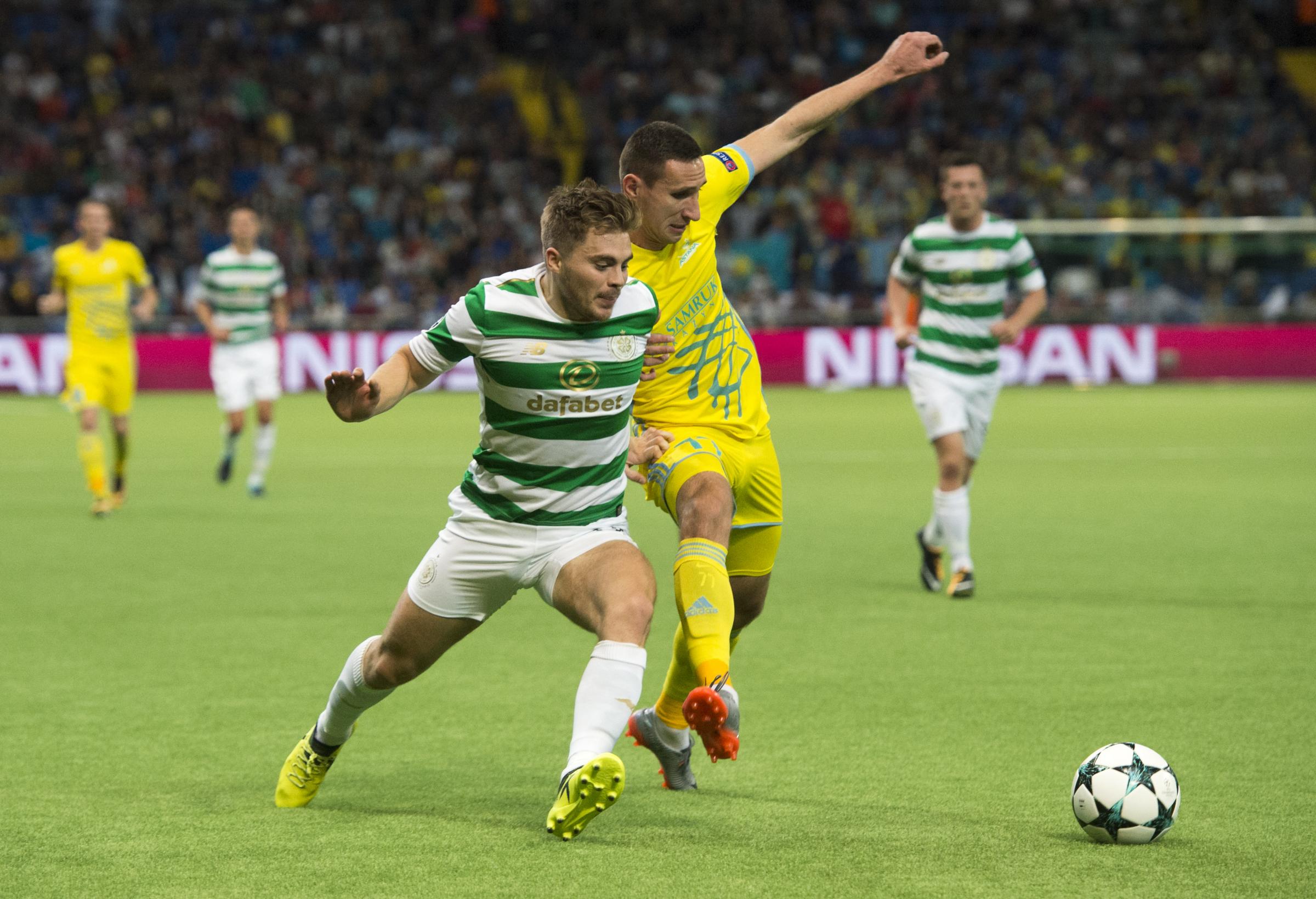 Celtic winger James Forrest wants to draw Real Madrid in Champions League group