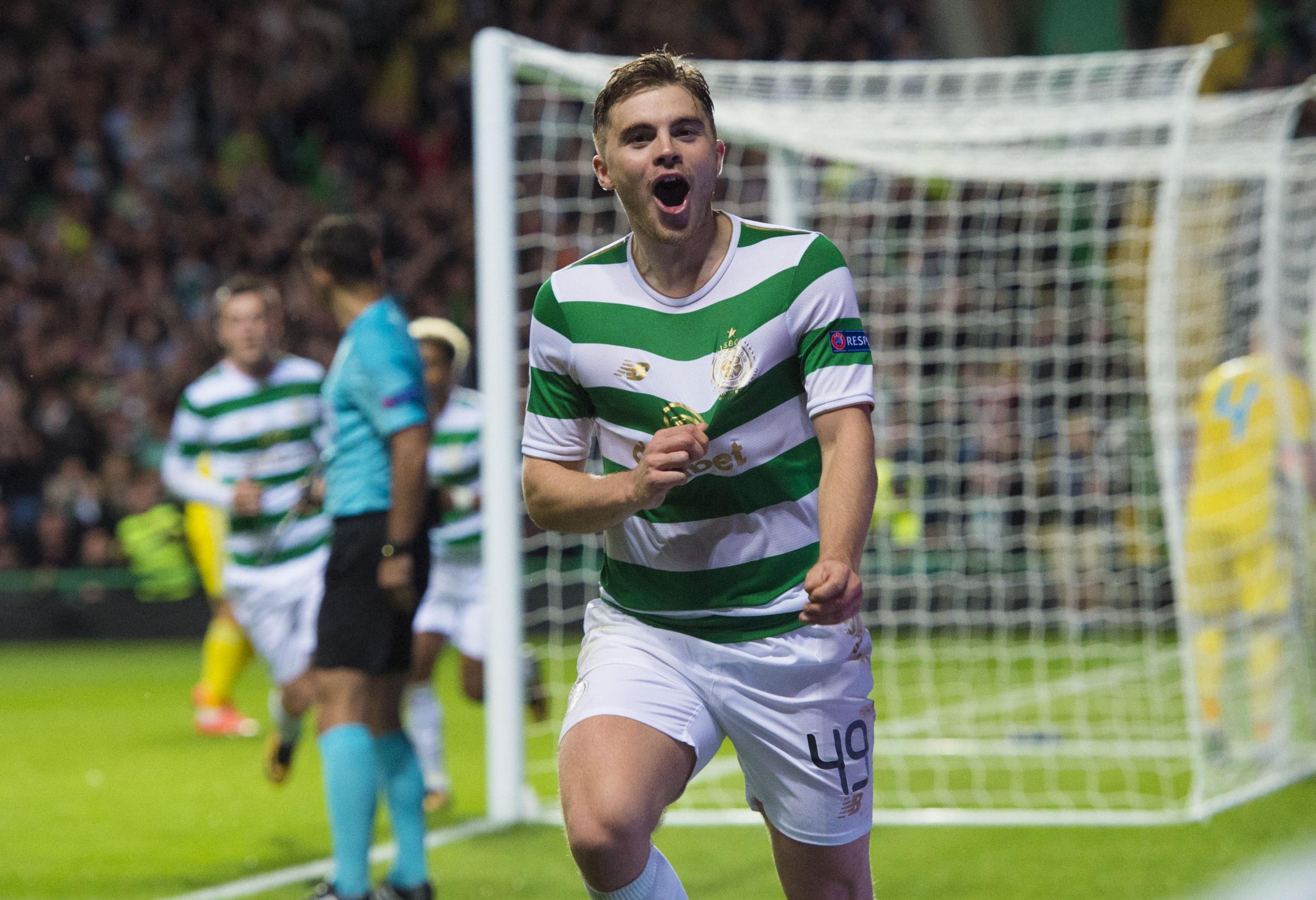 James Forrest tells Patrick Roberts he will have to fight for his Celtic place