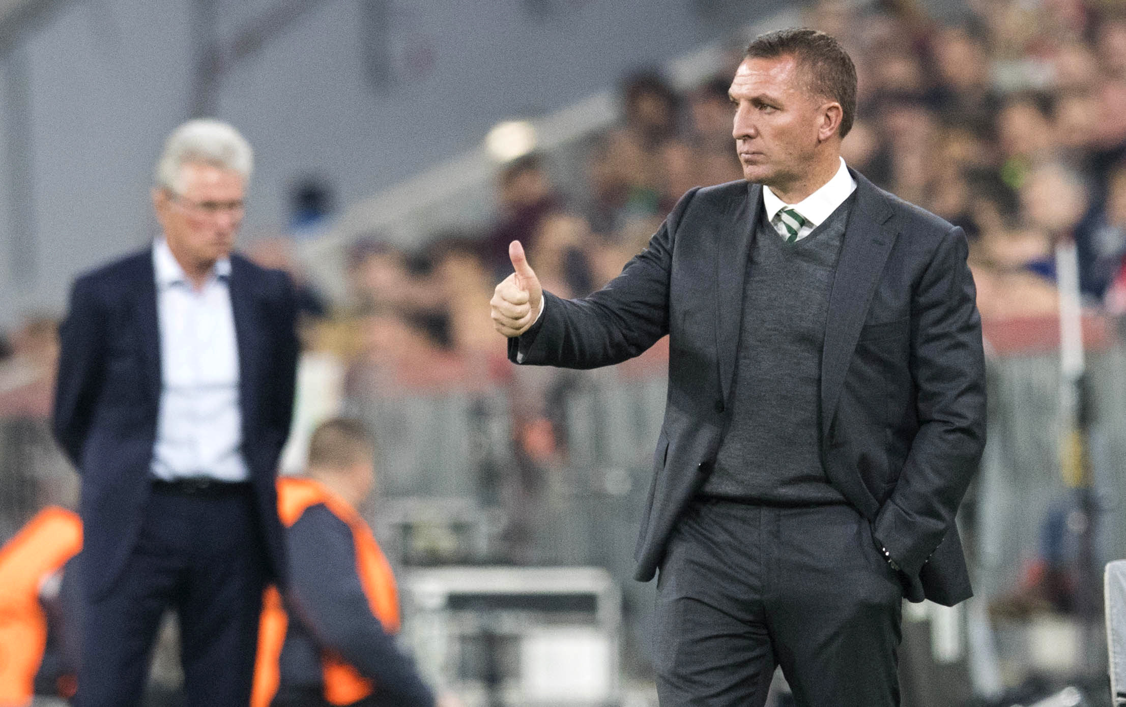 Brendan Rodgers defends tactics after Bayern Munich defeat and insists Celtic can still progress in Europe