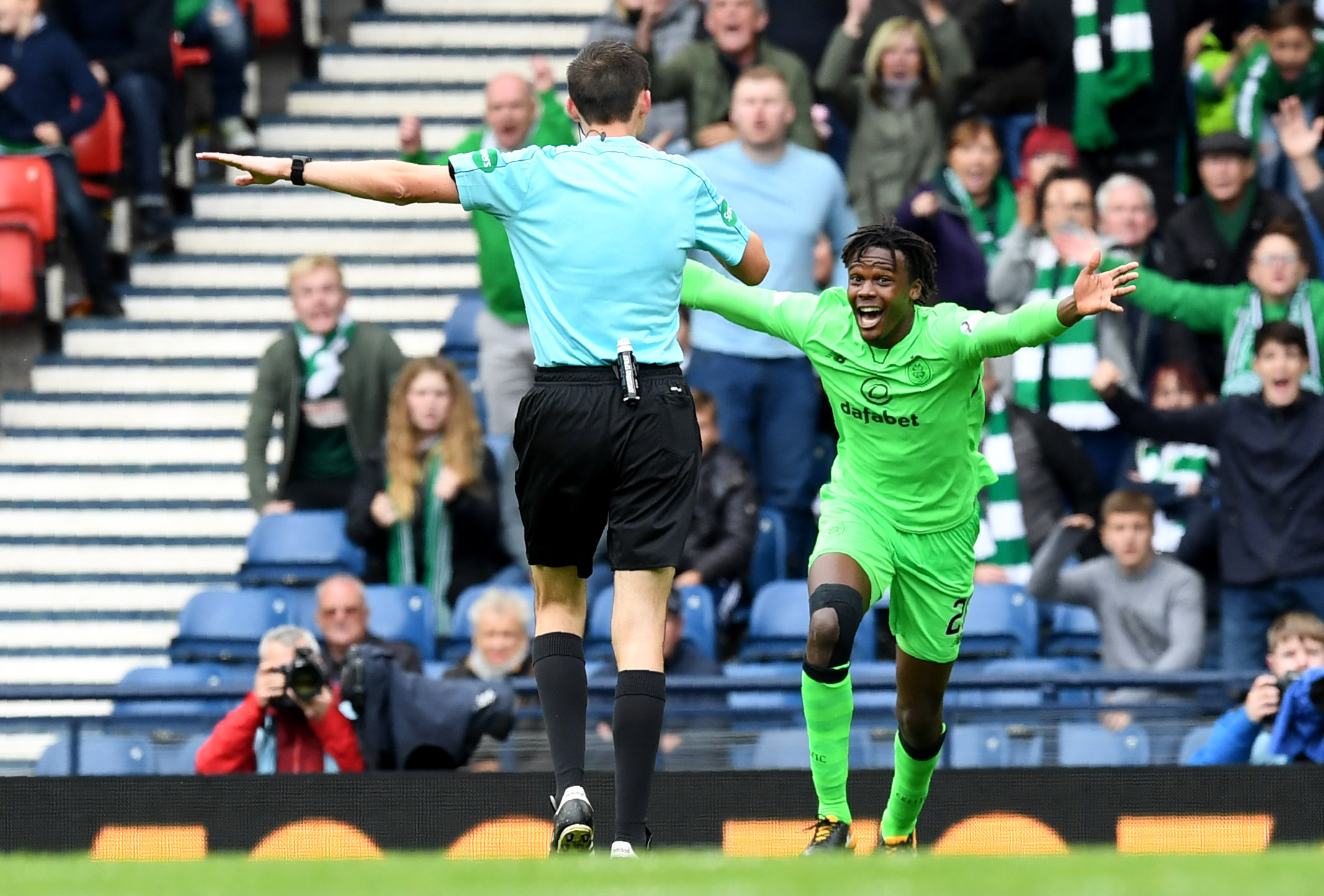 Brendan Rodgers praises linesman for Boyata apology in Celtic victory