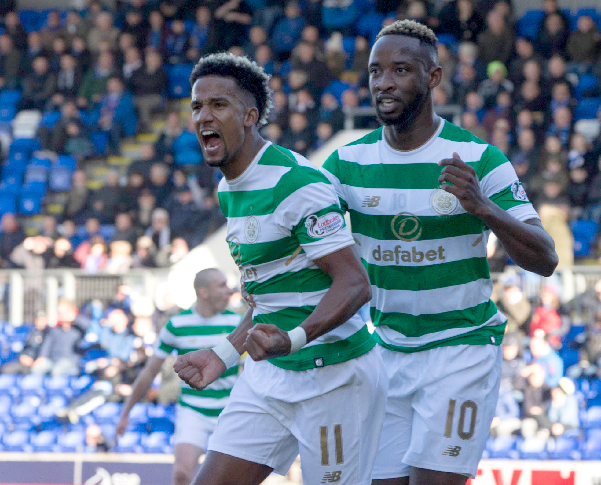 St Johnstone 0 Celtic 4; Brendan Rodgers’ side make history with 63 undefeated domestic games