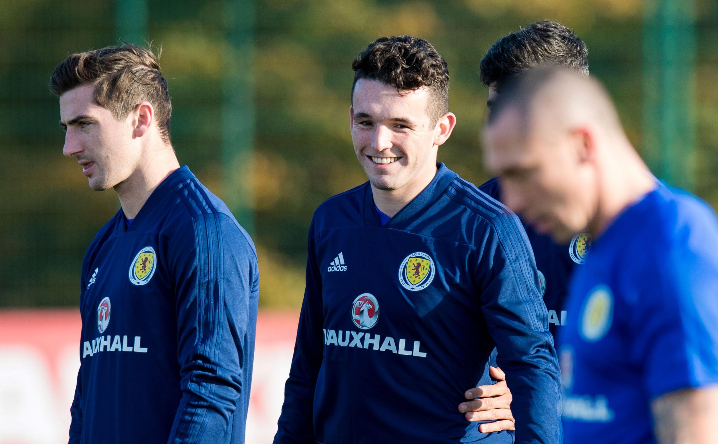 Hibs star John McGinn delighted to line up with Celtic skipper Scott Brown for Scotland