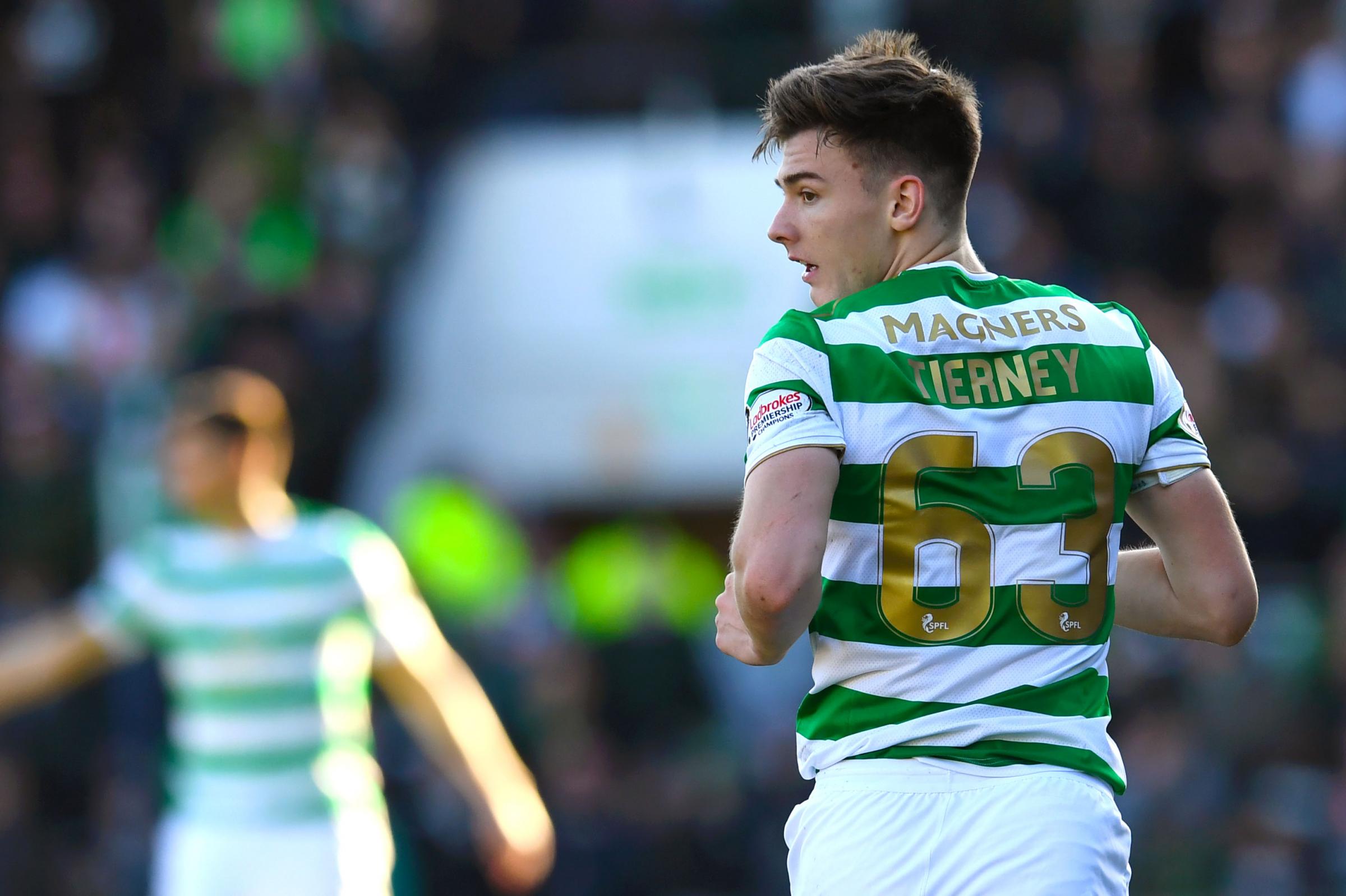 Celtic’s Kieran Tierney named Ladbrokes Premiership player of the month