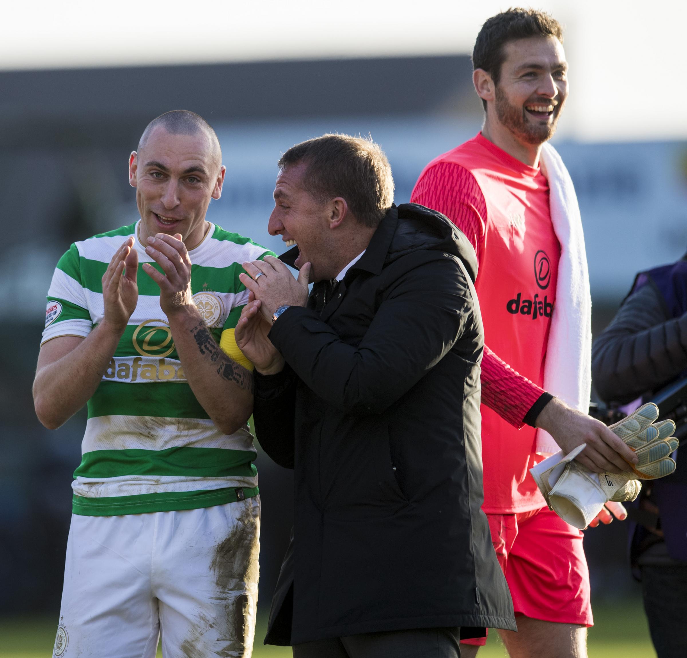 Brendan Rodgers thinks Scott Brown may follow Neil Lennon and manage Celtic one day