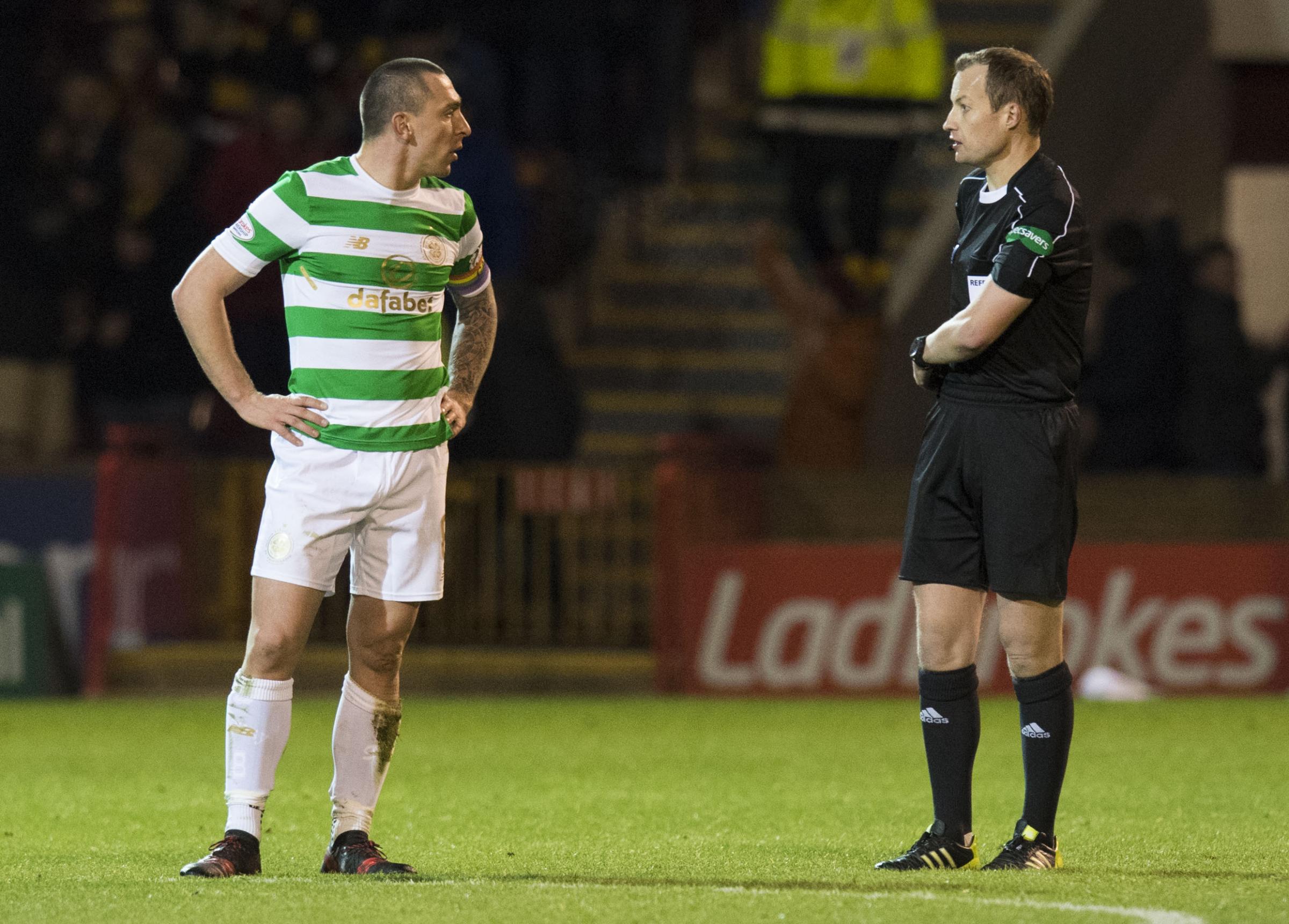 Scott Brown concerned by number of missiles thrown at Celtic players on away trips