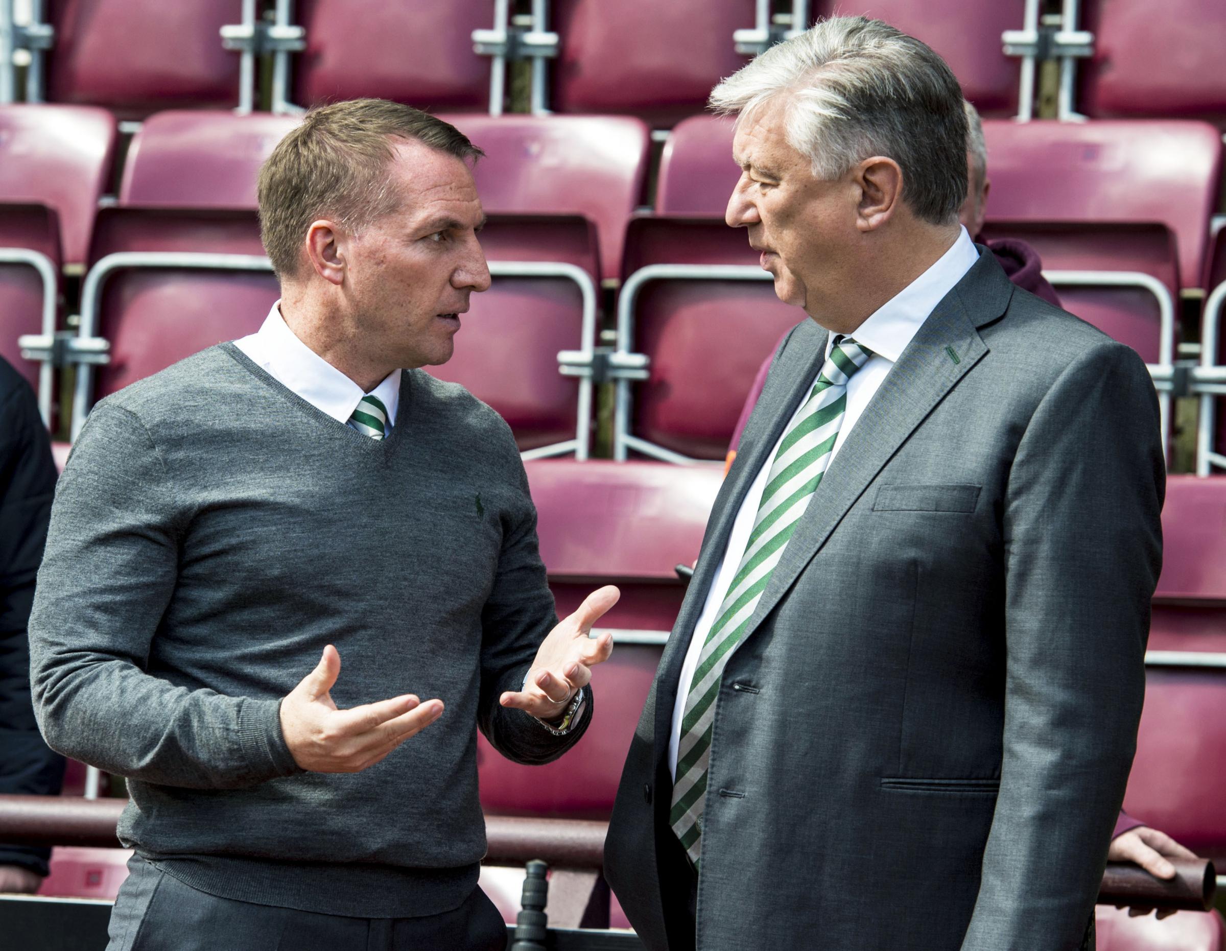 Celtic chief exec Peter Lawwell: “We don’t sit every month and say ‘how good are we, we’ve got X in the bank?”