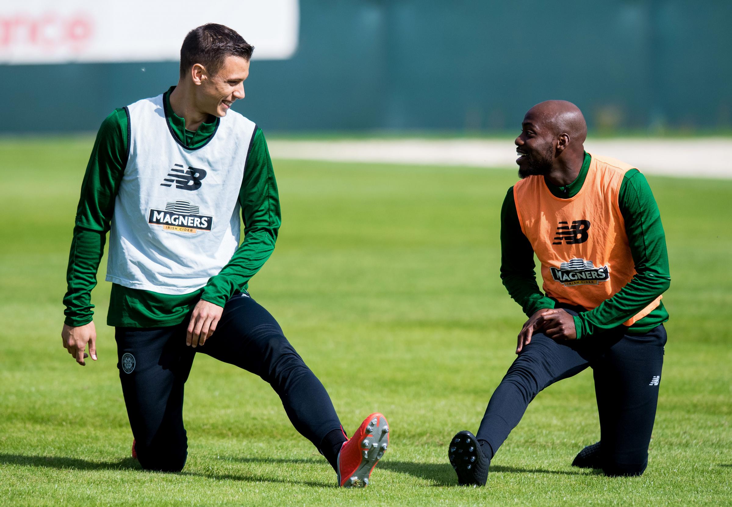 New Celts Filip Benkovic and Youssouf Mulumbu train but Rodgers wait before deciding if they are ready for Rangers