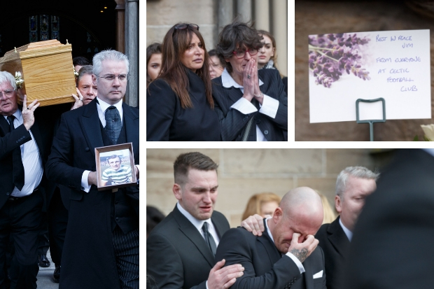 Tears as friends and family gather in Glasgow to say goodbye to Celtic legend Jim Brogan