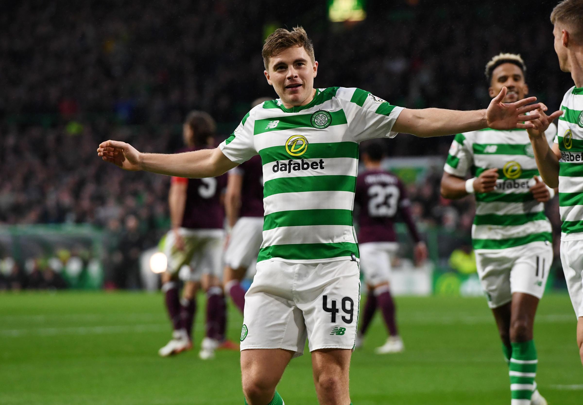 Still more to come from James Forrest, says Celtic manager Brendan Rodgers