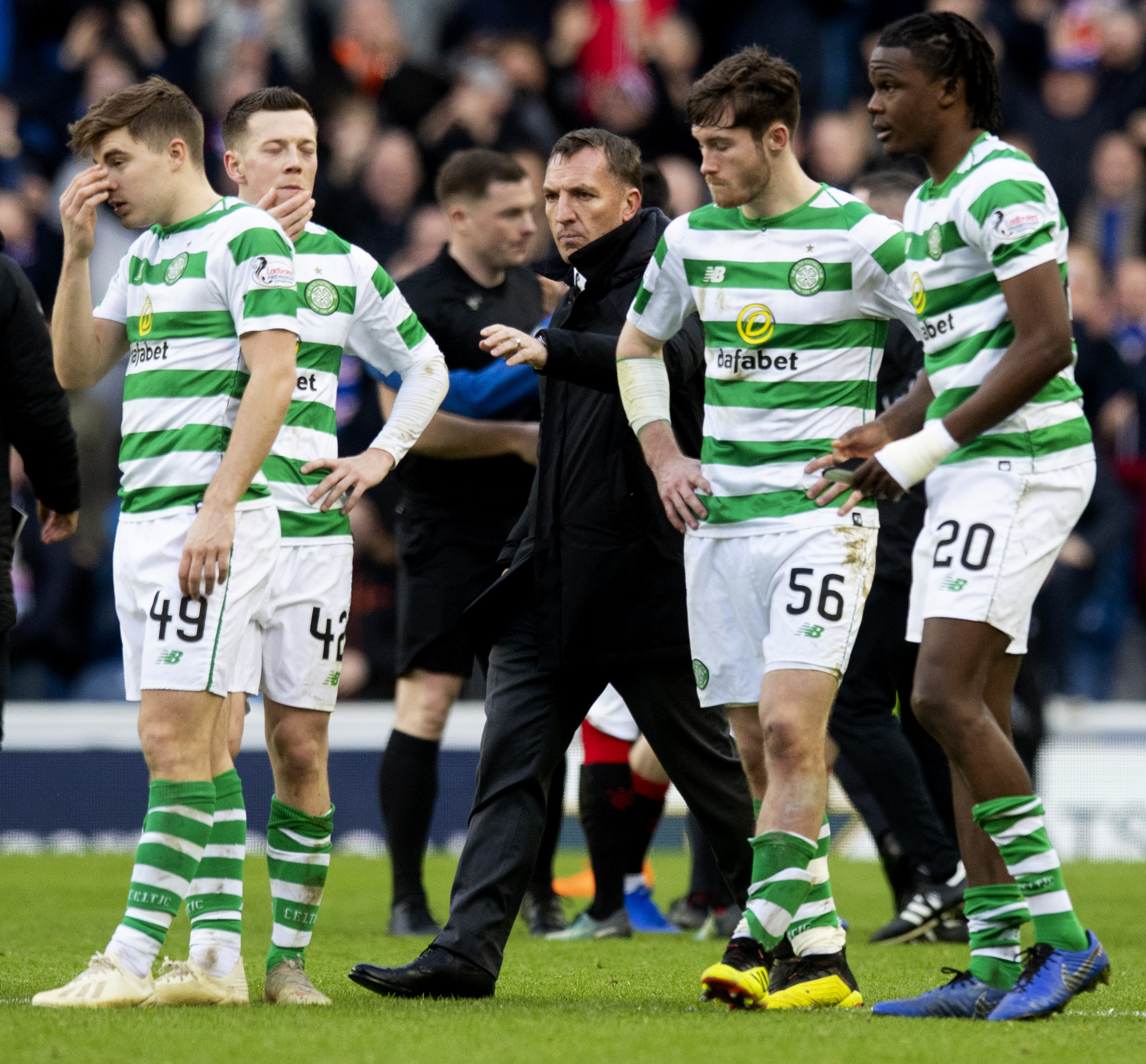 Celtic midfielder Callum McGregor warns that Brendan Rodgers’ side will feed off of Ibrox disappointment