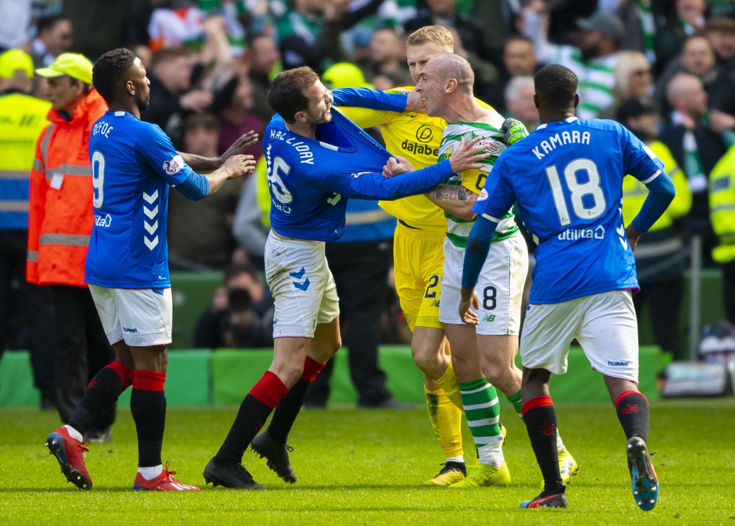 Scott Brown dismisses angry melee and jokes Andy Halliday “wanted to congratulate” him