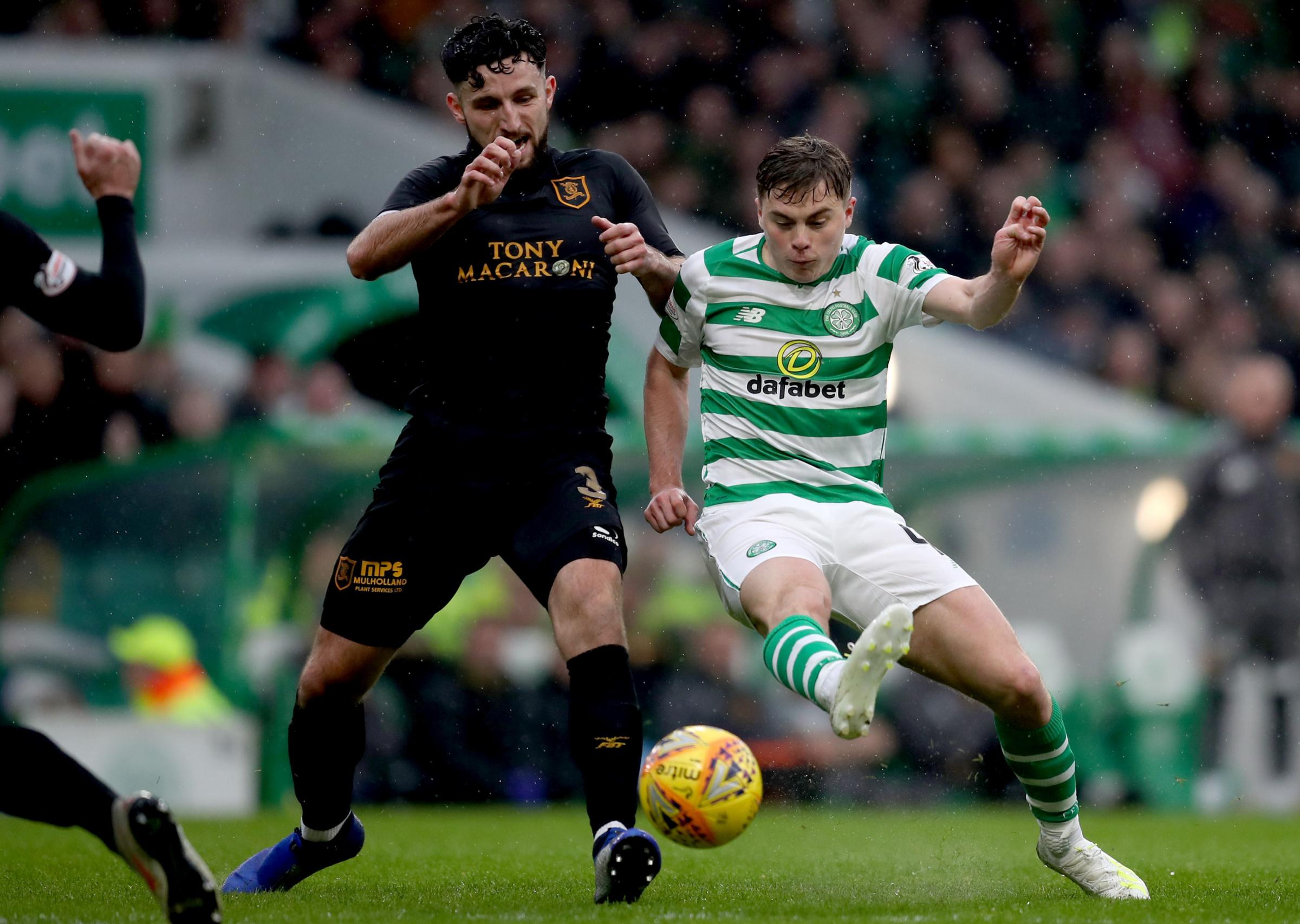 Celtic fans don’t sing a song for James Forrest but he’s a real starman playing n the right