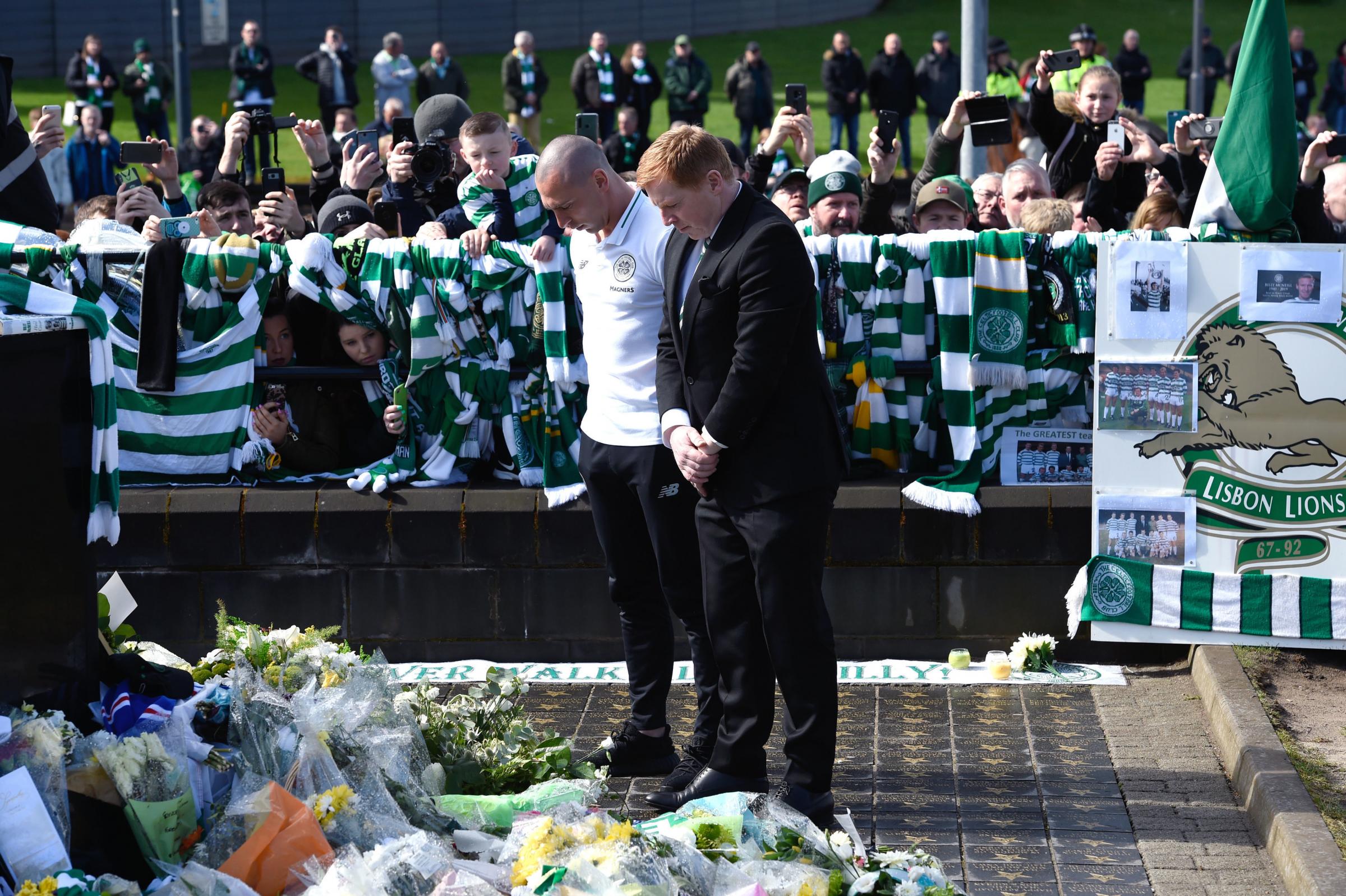 Neil Cameron: Celtic fans turn up in their thousands to pay their respects to Billy McNeill