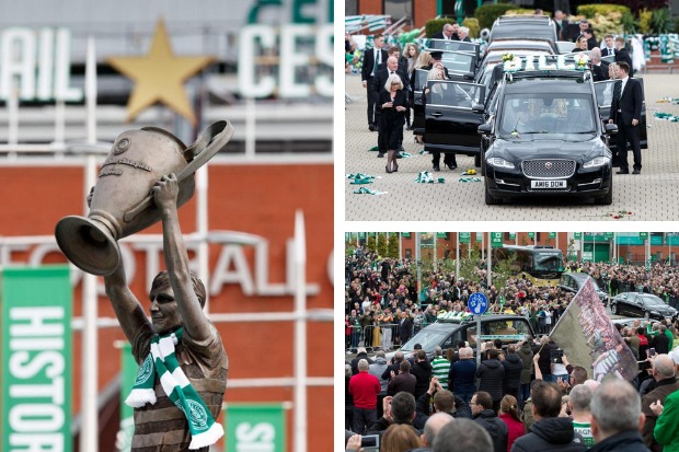 Billy McNeill funeral: Thousands of Celtic fans reflect on loss of their greatest ever captain