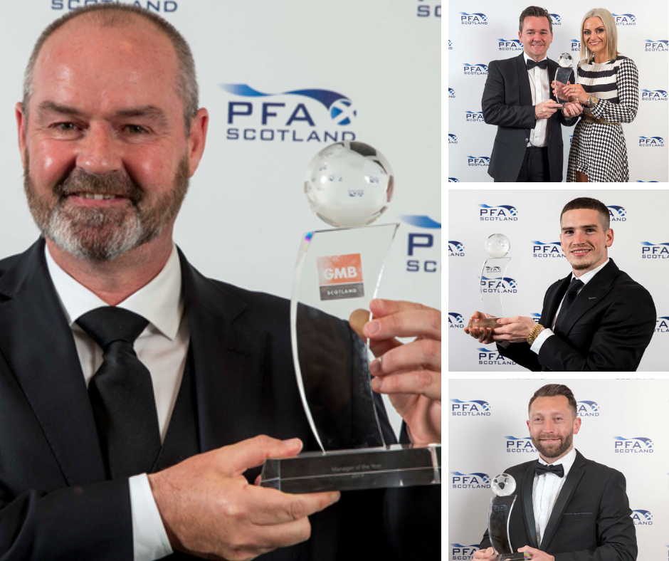 James Forrest scoops PFA Scotland Player of the Year as Steve Clarke is commended