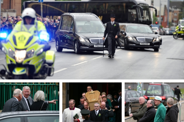 Applause across East End as Stevie Chalmers passes Celtic Park for final time