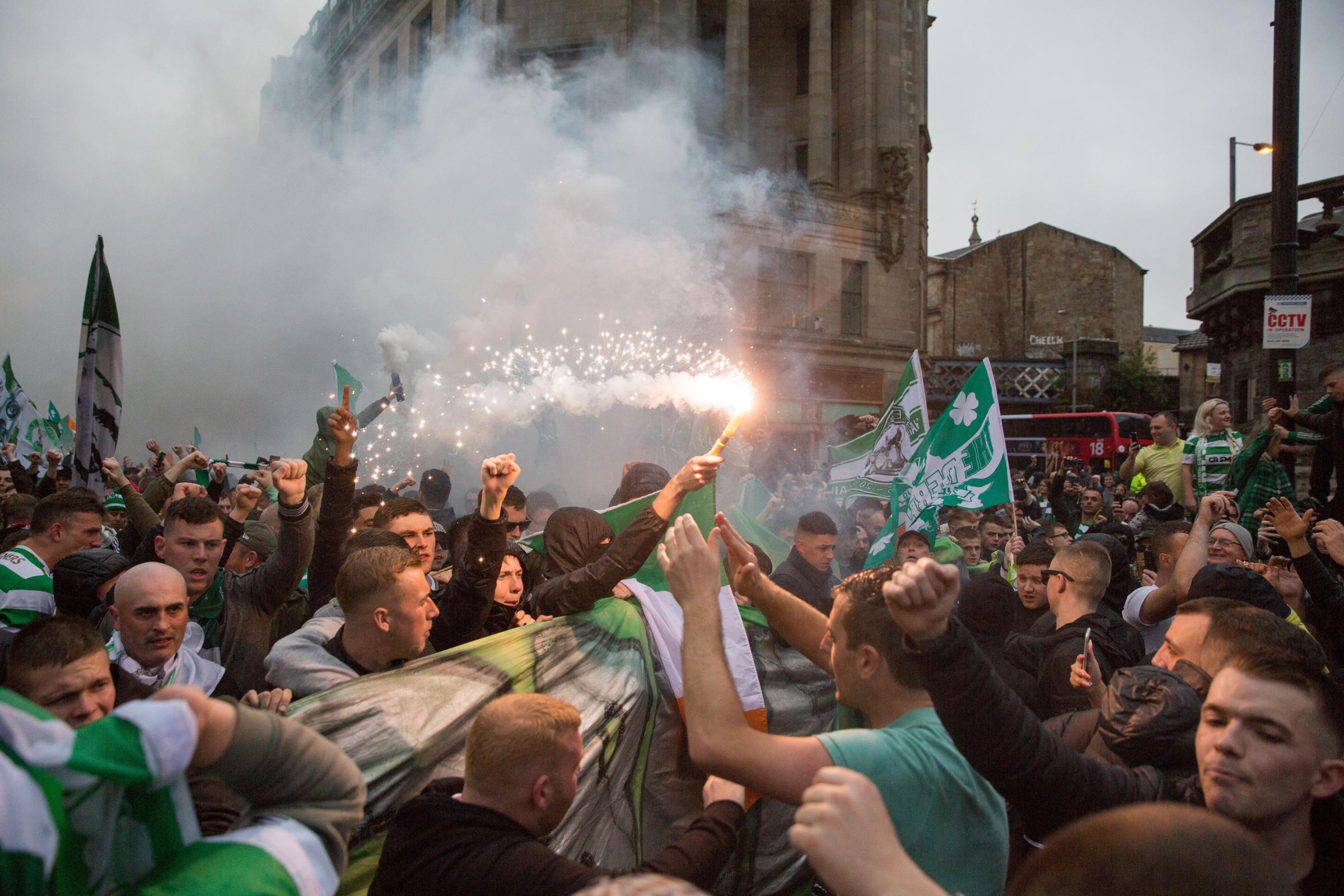 In pictures: Celtic fans celebrate Scottish Cup win