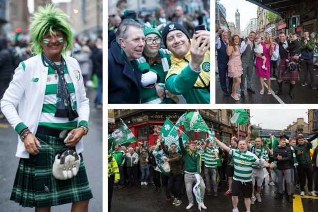 Look back: Celtic fans party on Gallowgate in Treble Treble celebrations